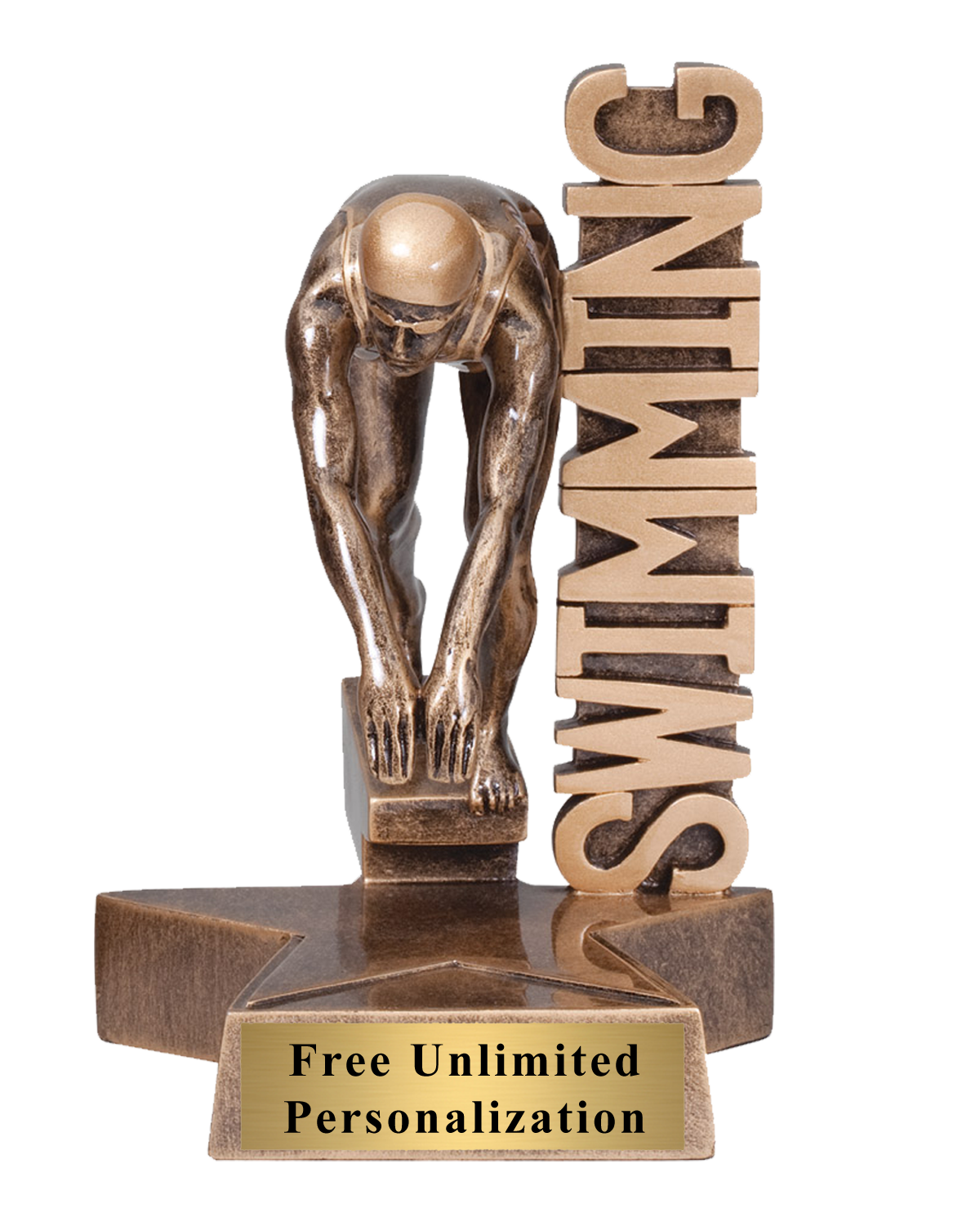 Billboard Swimming Trophy - Female