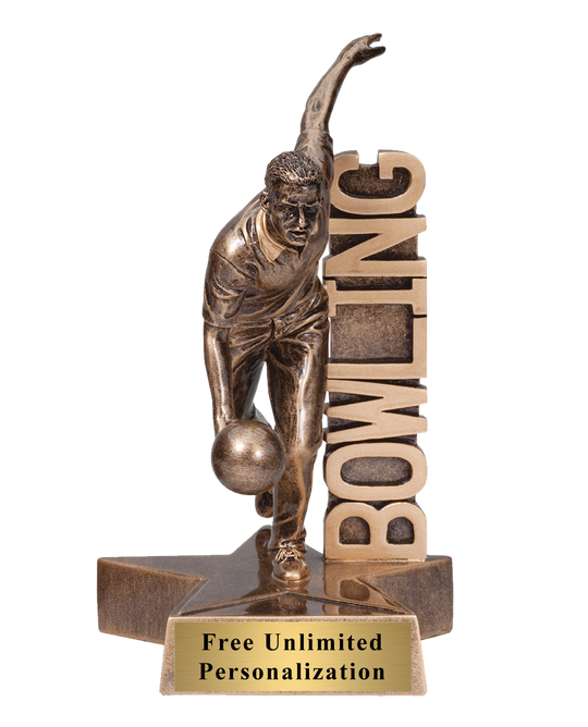 Billboard Bowling Trophy – Male