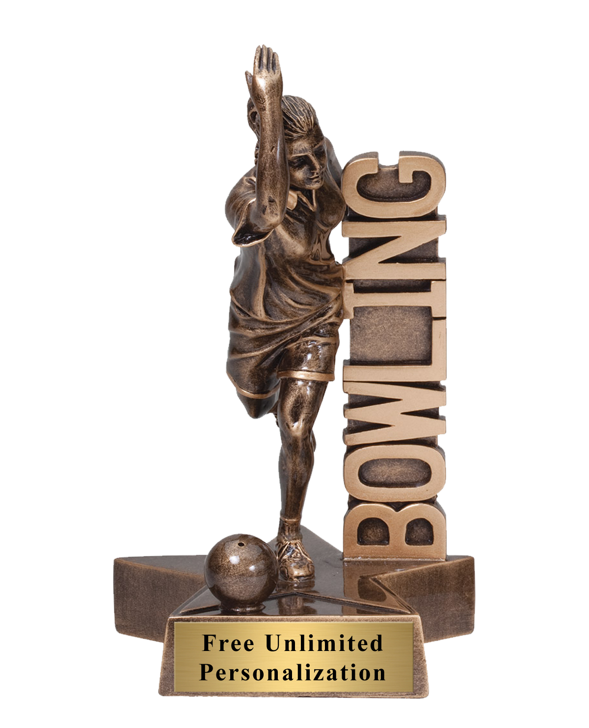 Billboard Bowling Trophy – Female
