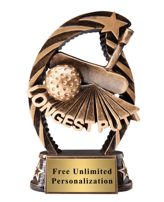Running Star Longest Putt Trophy