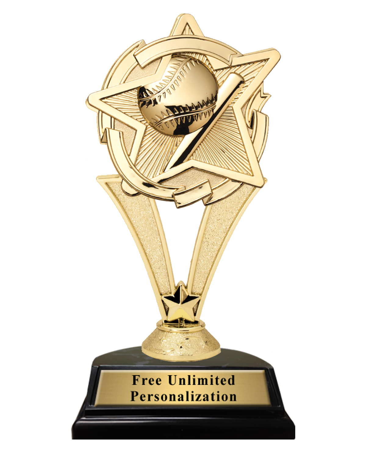 Rising Star Baseball Trophy