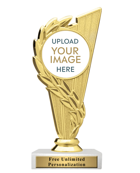 Rising Wreath Custom Insert Trophy