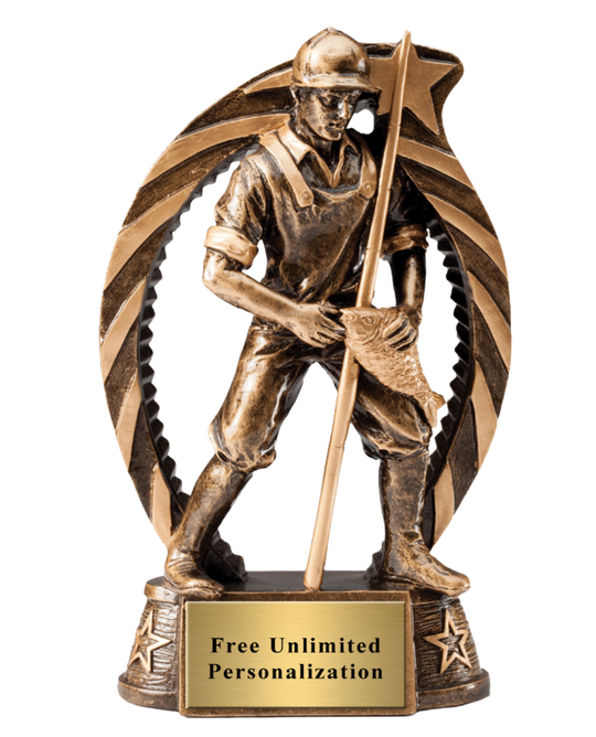 Running Star Fisherman Trophy
