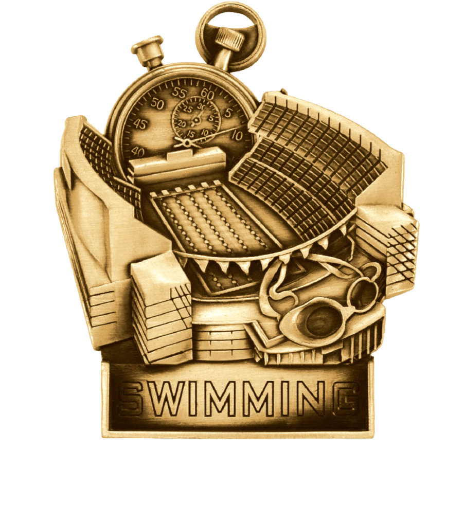 Stand Up Swim Medal