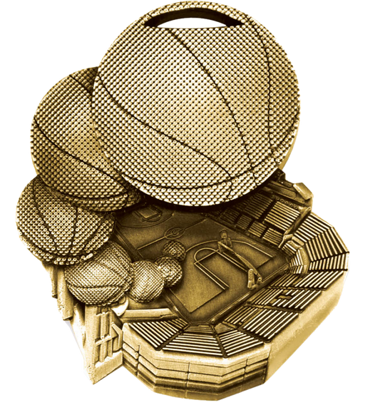 Stadium Basketball Medal