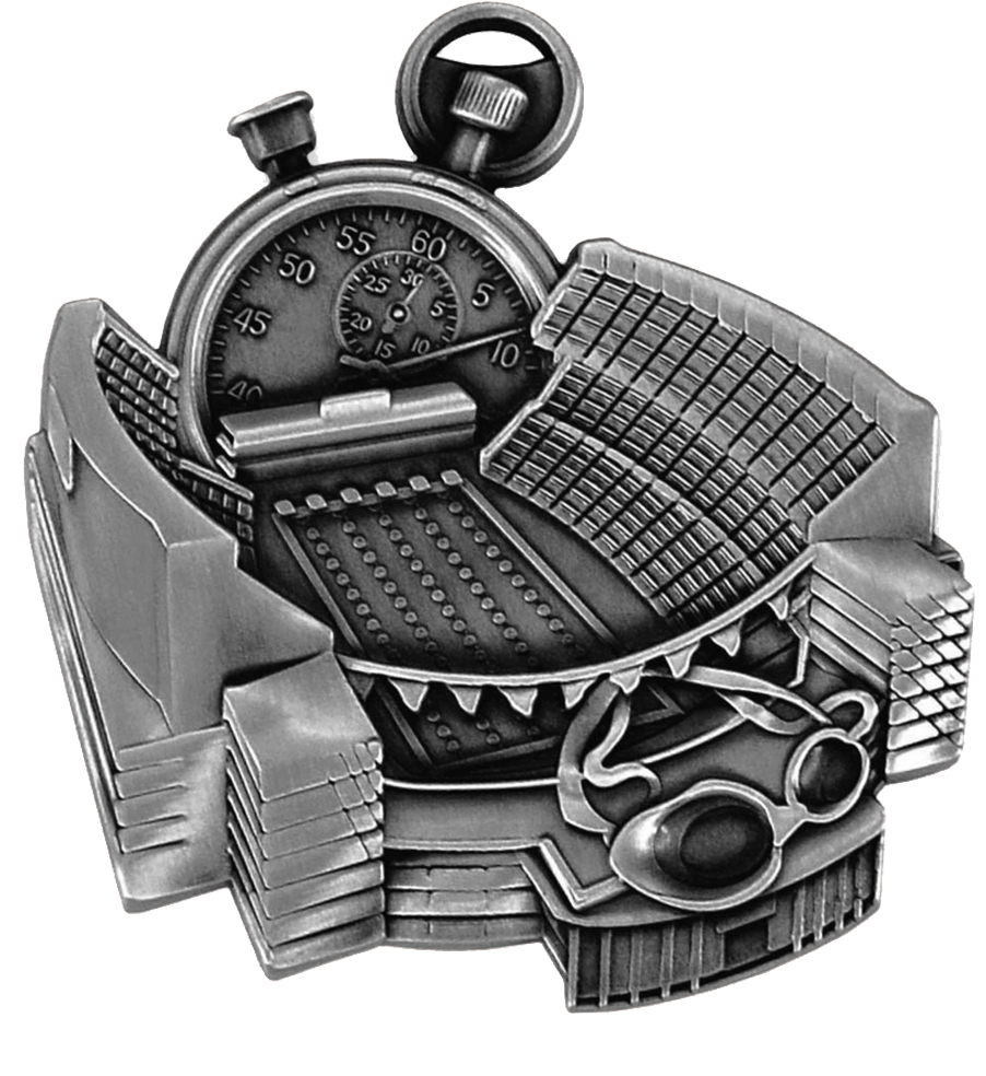 Silver Stadium Swimming Medal