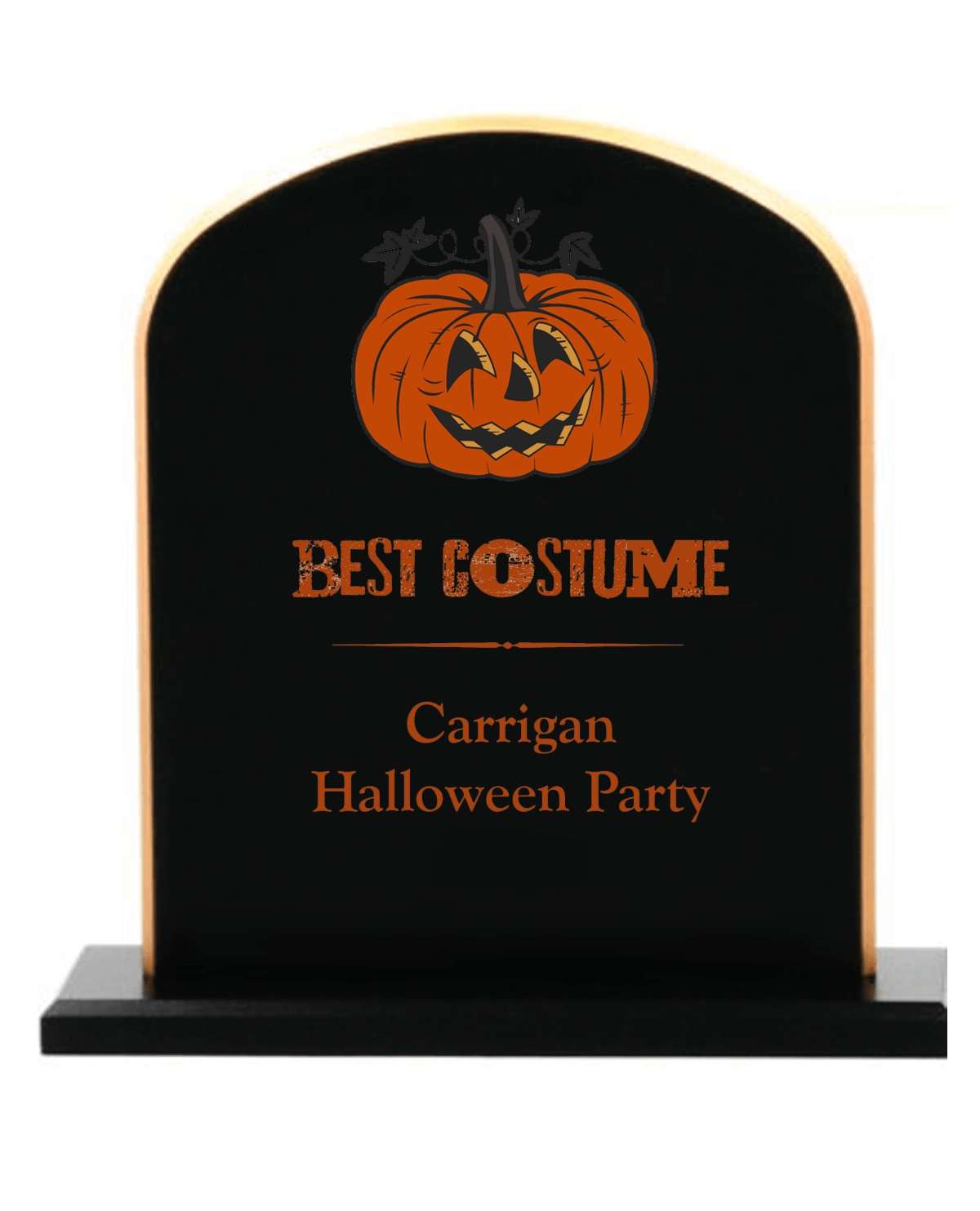 Pumpkin Tombstone Award