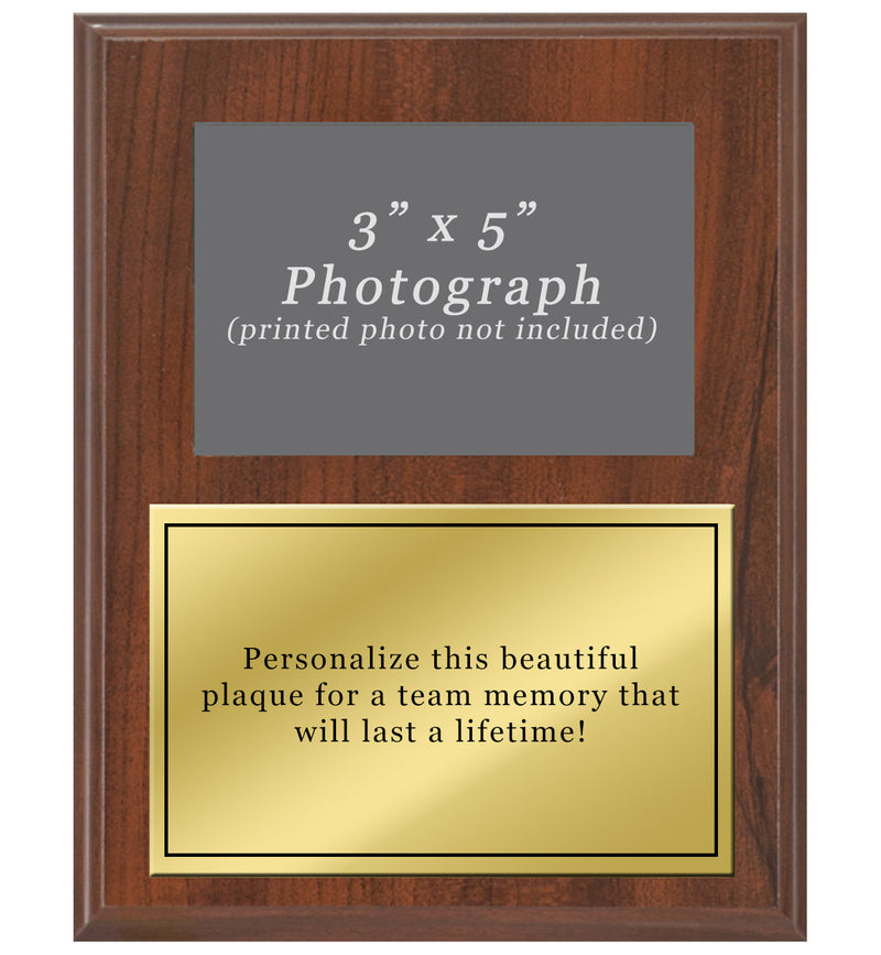 Sponsor Award Plaque - Award Plaque - Team Photo Plaque