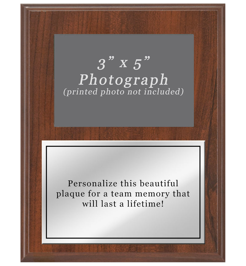 Team Photo Plaque With Silver Plate