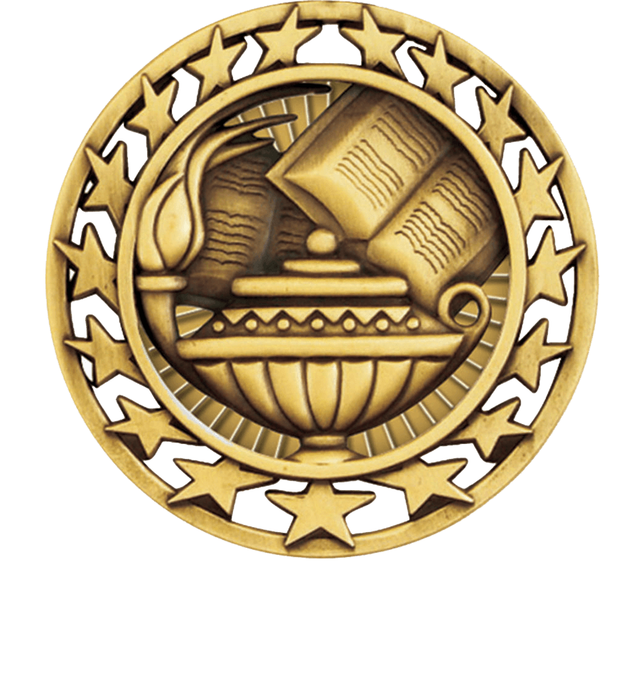 Gold Star Circle Academic Medal