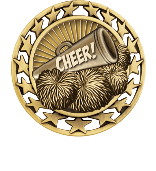 Star Circle Cheer Medal