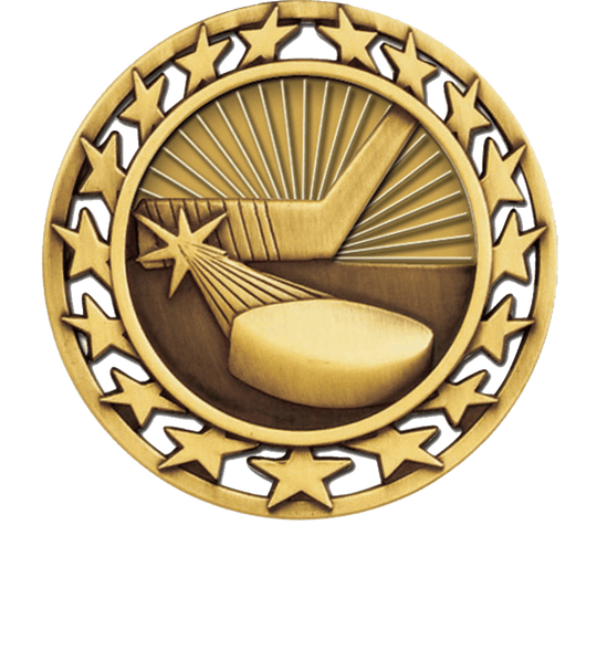 Star Circle Hockey Medal