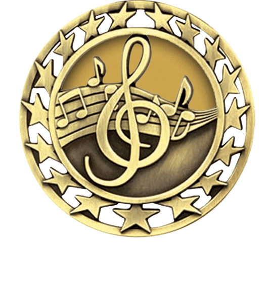 Star Circle Music Medal