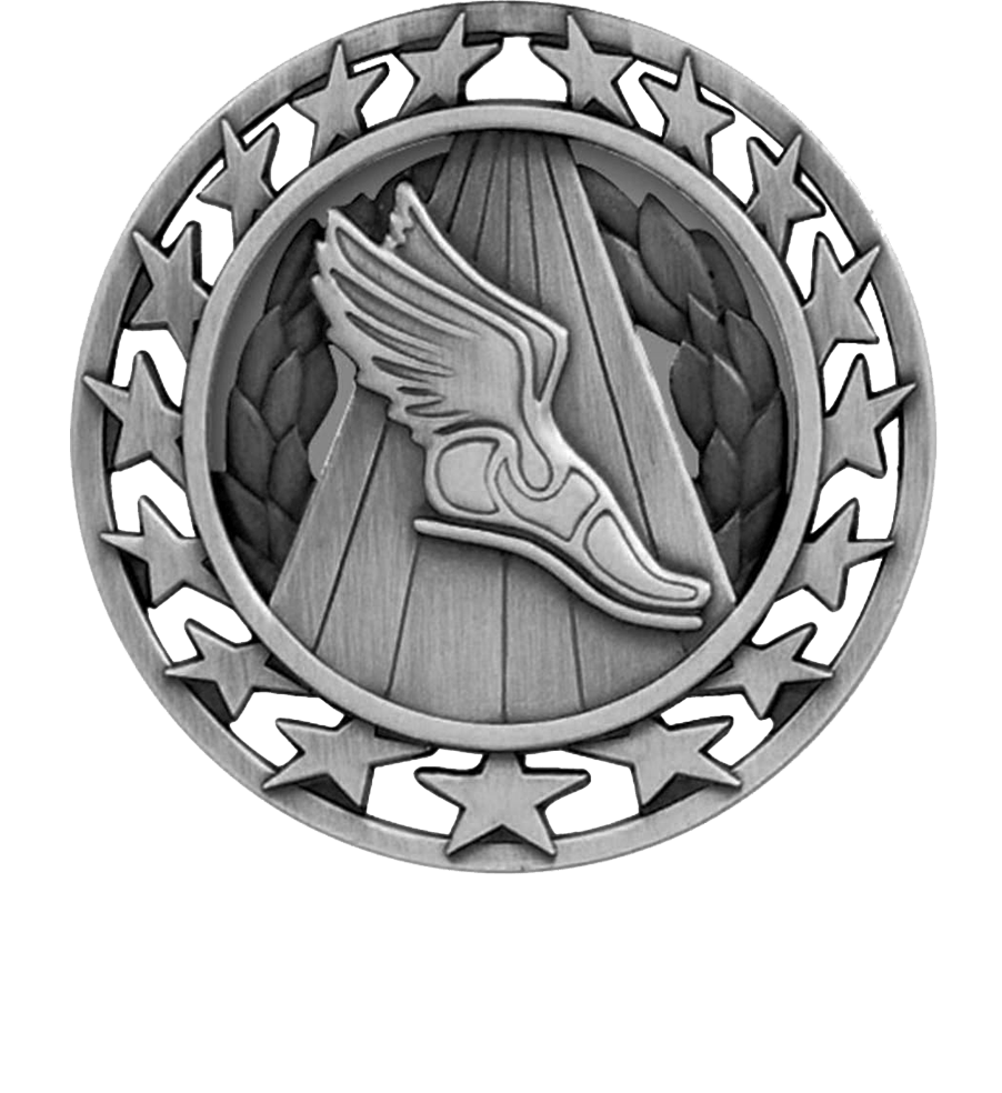 Silver Star Circle Track Medal