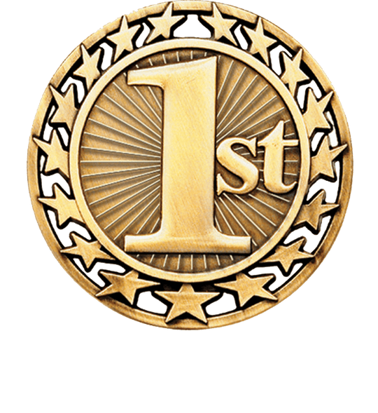 Star Circle 1st Place Medal
