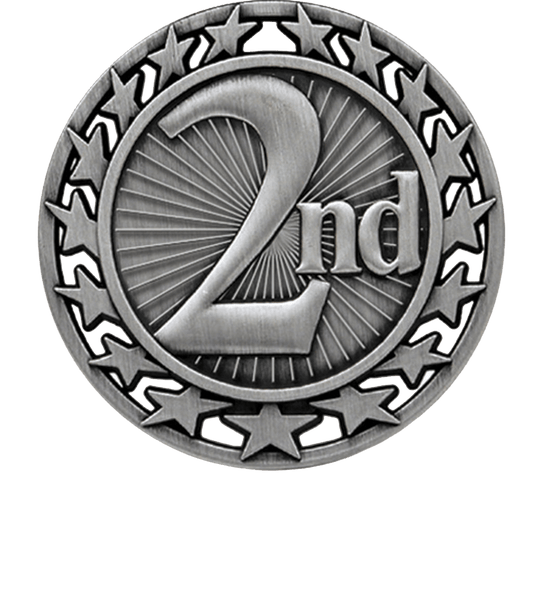 Star Circle 2nd Place Medal
