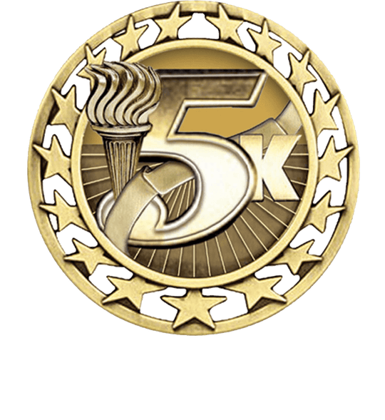 Star Circle 5K Medal