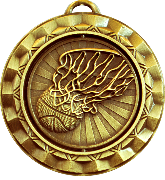 Spin Basketball Medal