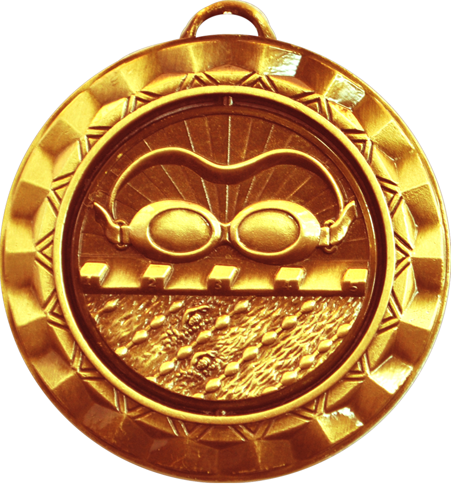 Bronze Spin Swimming Medal