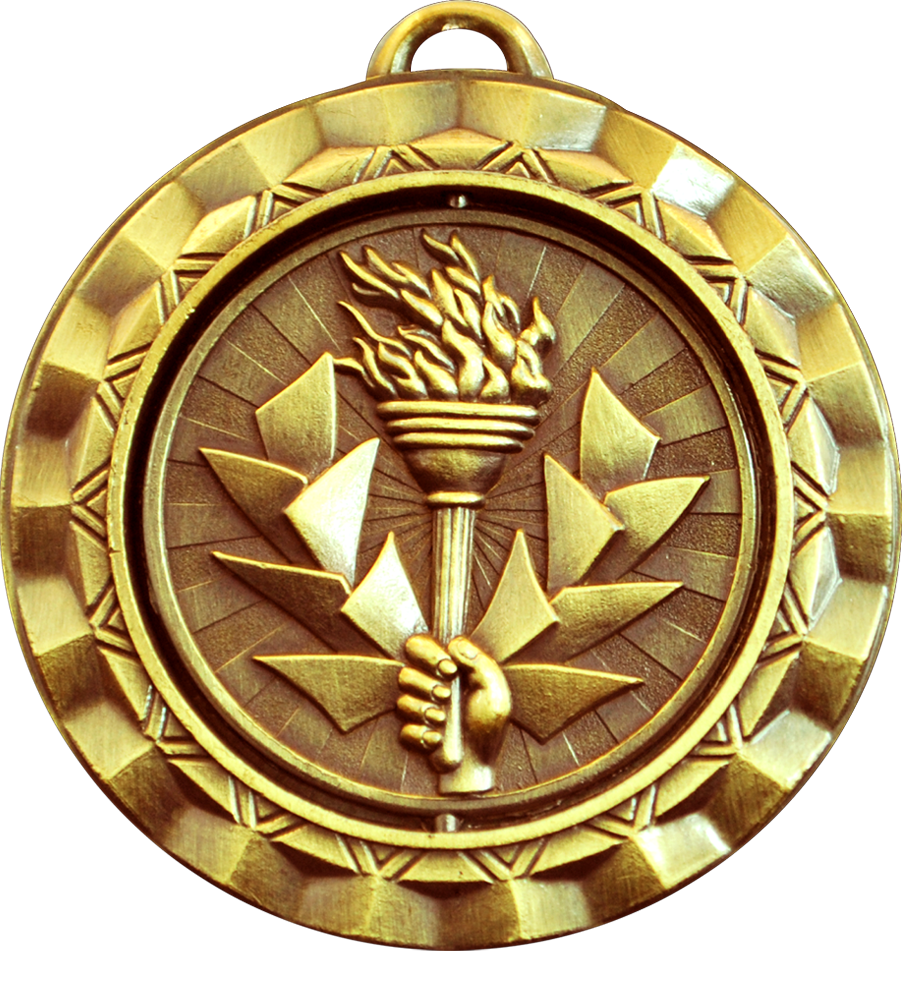 Gold Spin Victory Medal