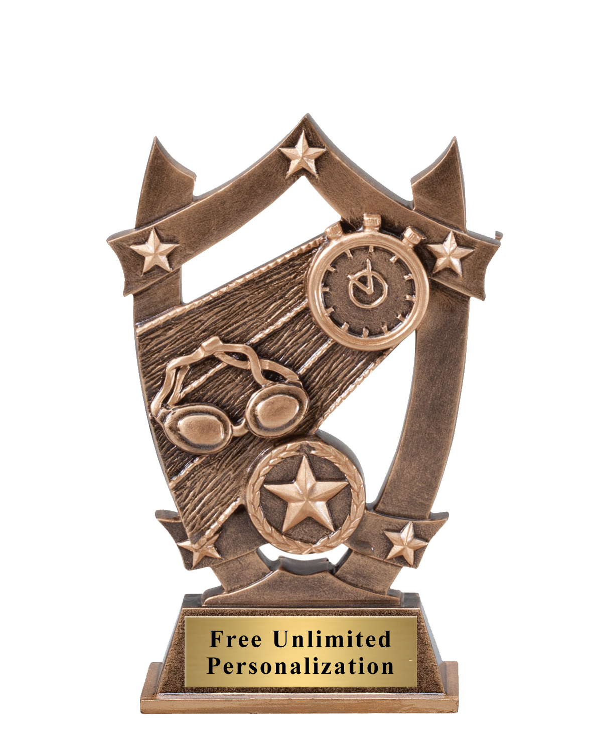 Star Shield Swimming Trophy