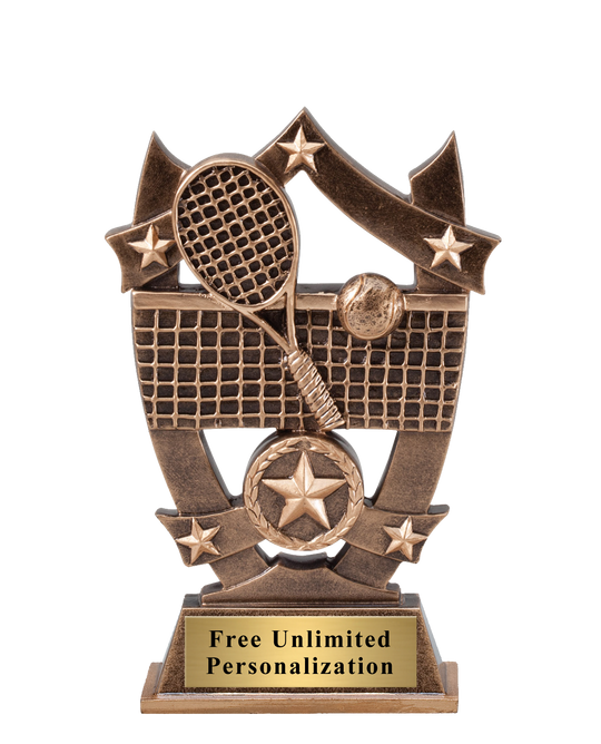 Star Shield Tennis Trophy