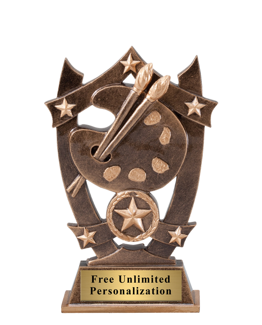 Star Shield Art Trophy