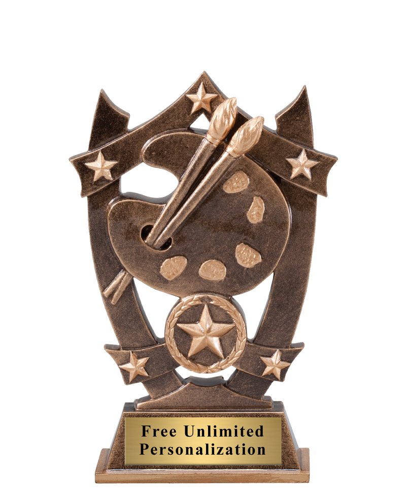 Star Shield Art Trophy