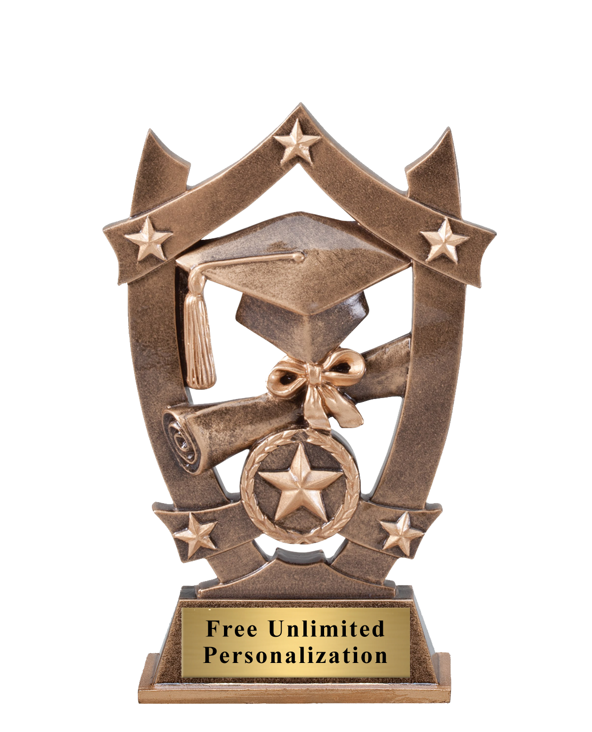 Star Shield Graduate Trophy