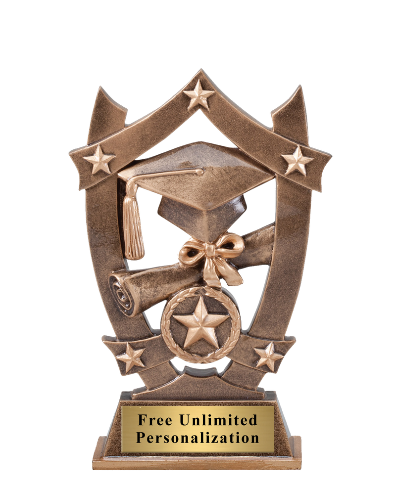 Star Shield Graduate Trophy