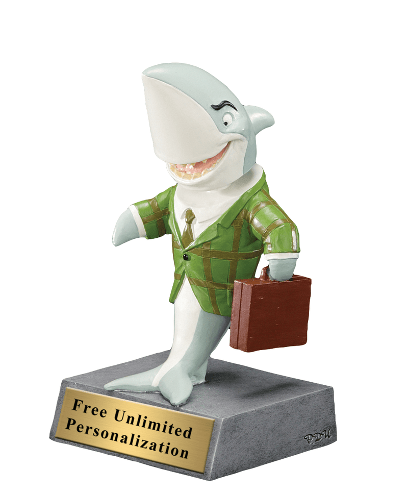 Sales Shark Bobblehead Trophy