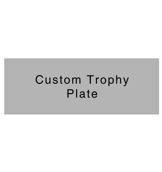 Silver Trophy Plates