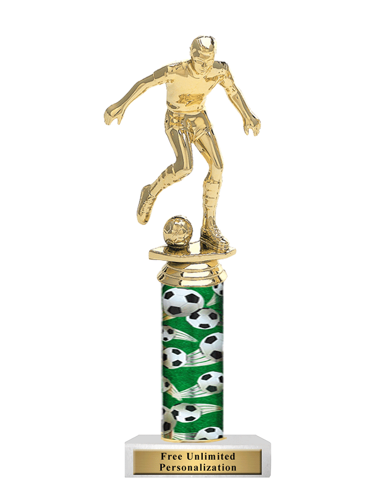Soccer Column Trophy Animated