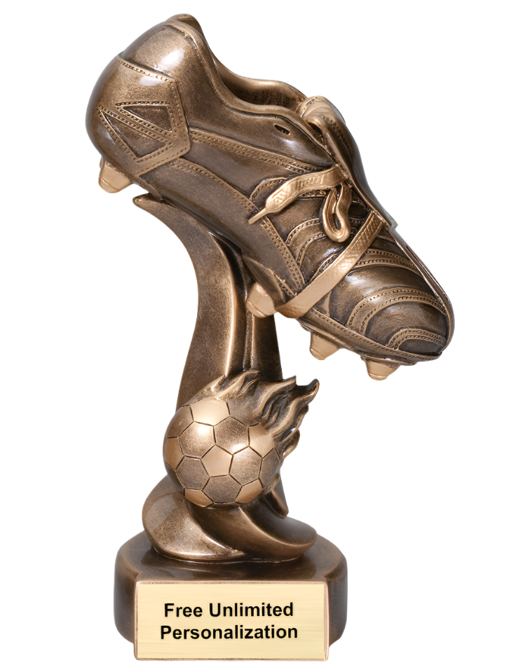 Soccer Swirl Riser Resin Trophy