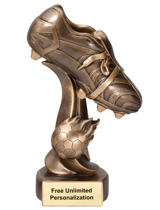 Soccer Swirl Riser Resin Trophy
