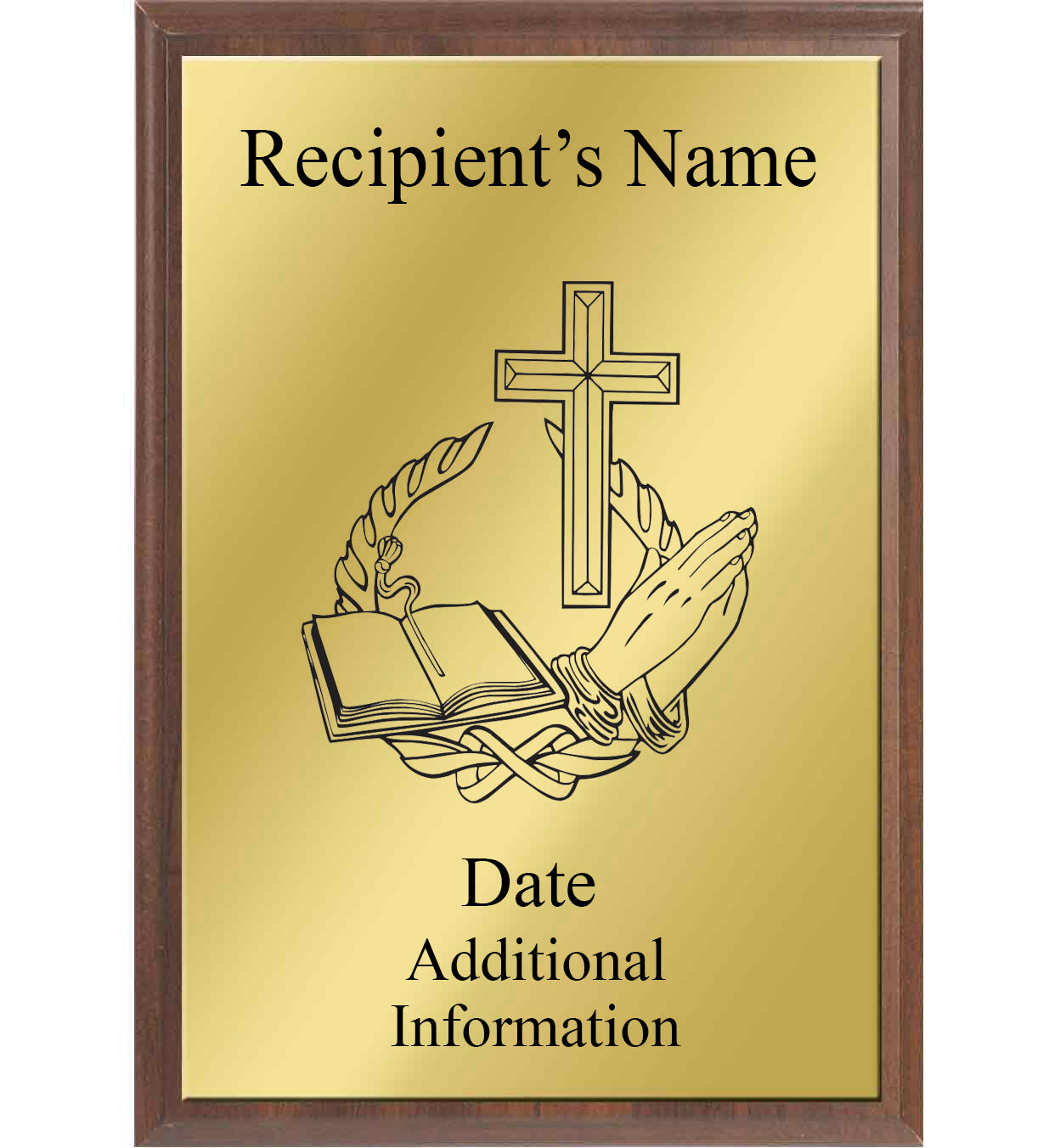 Spiritual Silhouette Plaque