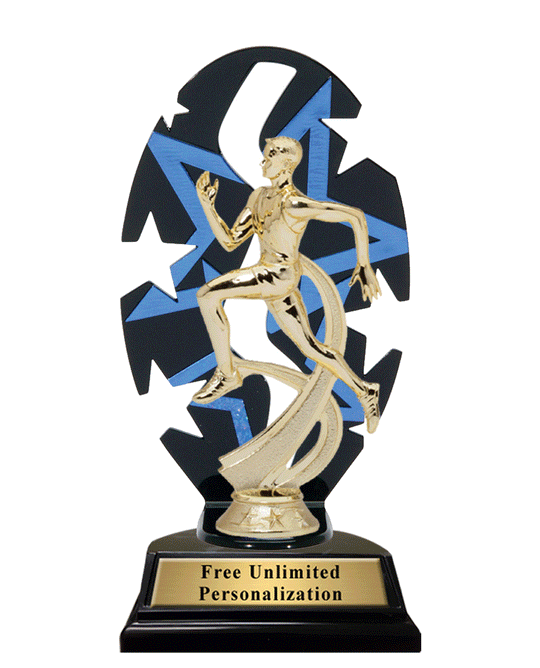 Star Backdrop Track Trophy