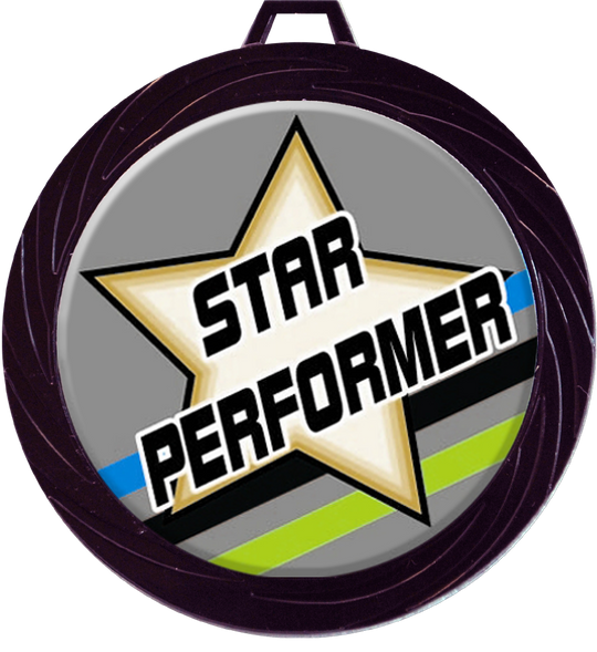 Black Lazer Star Performer Medal