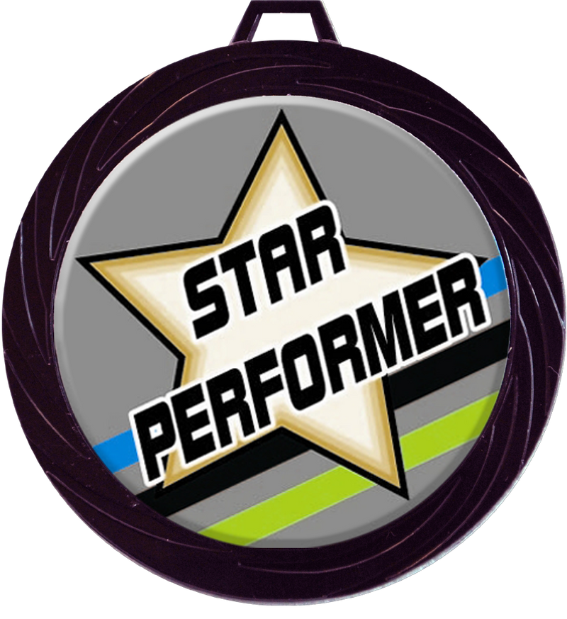 Black Lazer Star Performer Medal