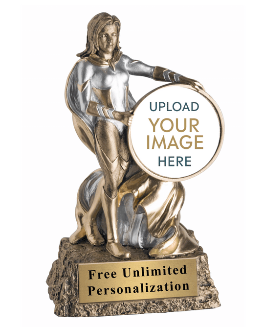 Super Hero Custom Insert Trophy