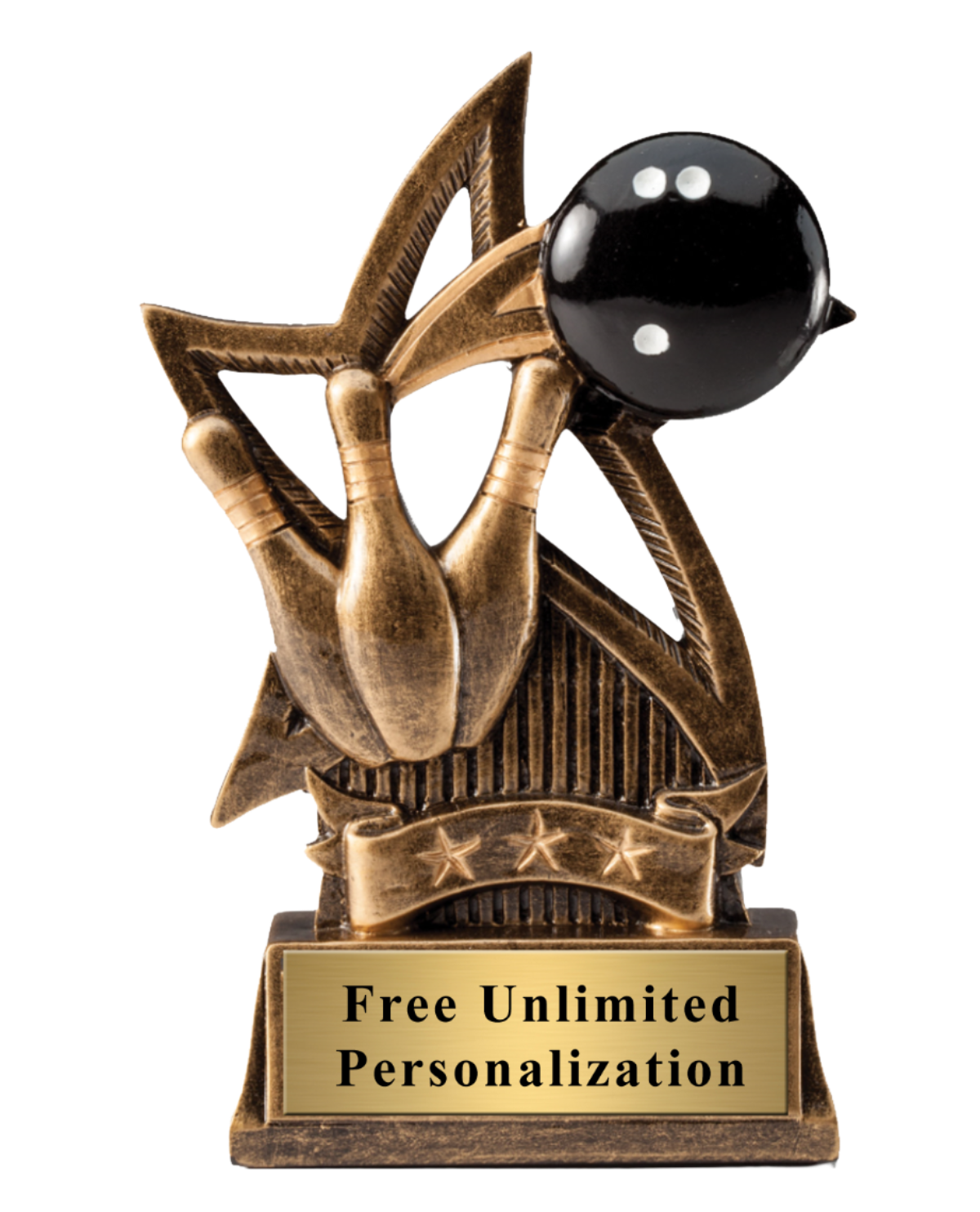 Sweeping Star Bowling Trophy