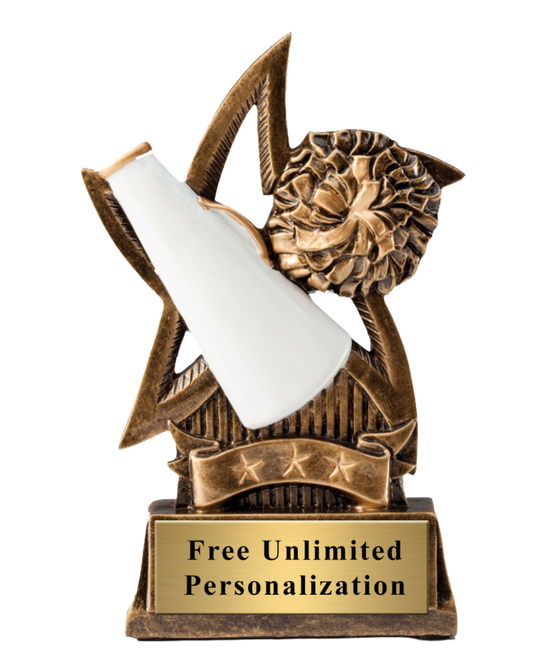 Sweeping Star Cheer Trophy