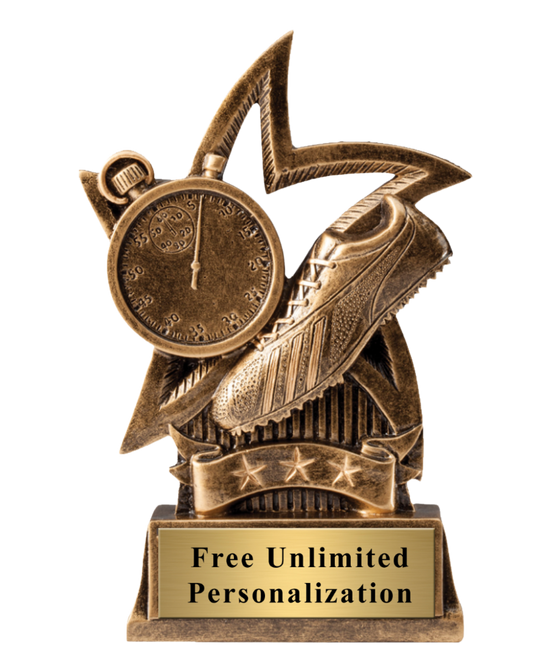 Sweeping Star Track Trophy