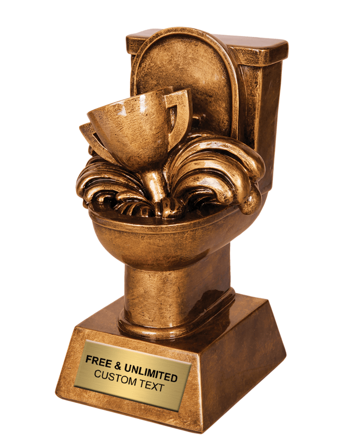 Splash Back' Cup Toilet Trophy
