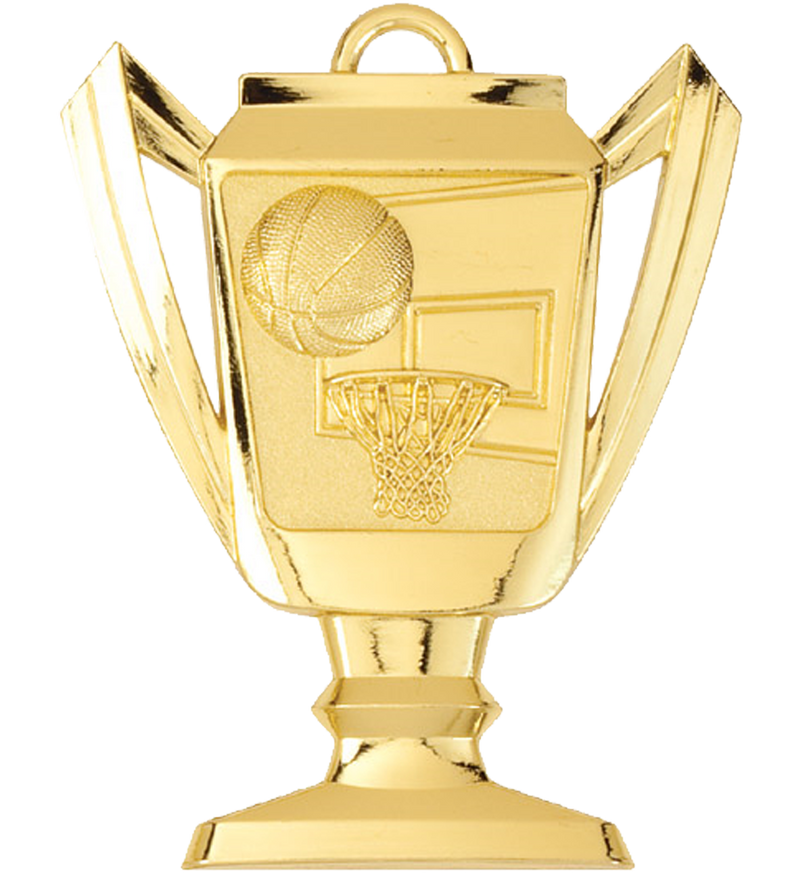 Gold Basketball Trophy Medal