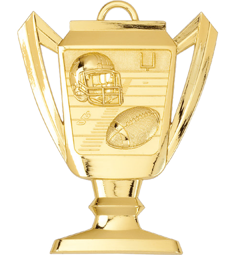 Gold Football Trophy Medal