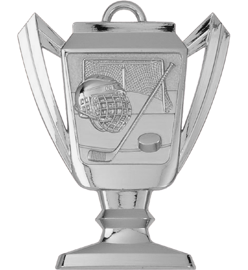 Silver Hockey Trophy Medal