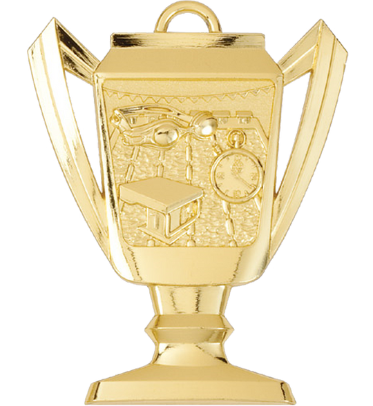 Swimming Trophy Medal