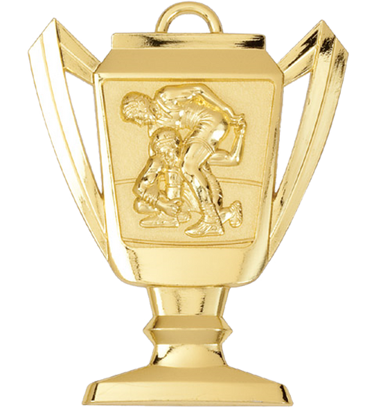 Wrestling Trophy Medal