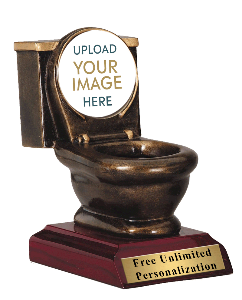 Toilet Custom Insert Trophy